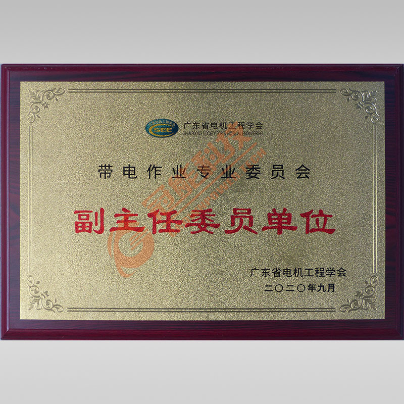 带电作业专业委员会副主任委员单位